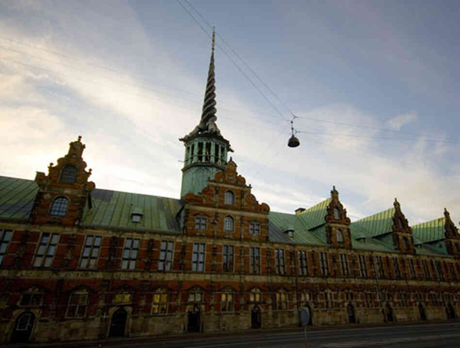 the former Copenhagen stock exchange the former Copenhagen stock exchange