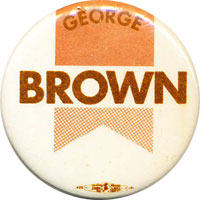 George Brown Button