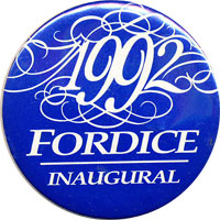 Fordice Inaugural Button