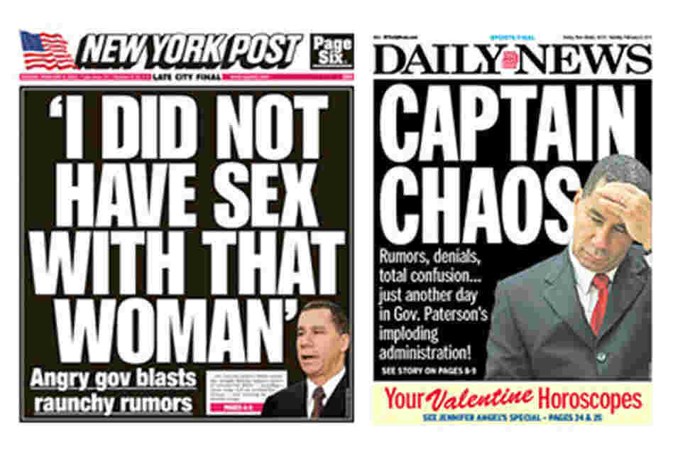 The front pages of the New York Daily news and New York Post. The front pages of the New York Daily news and New York Post.