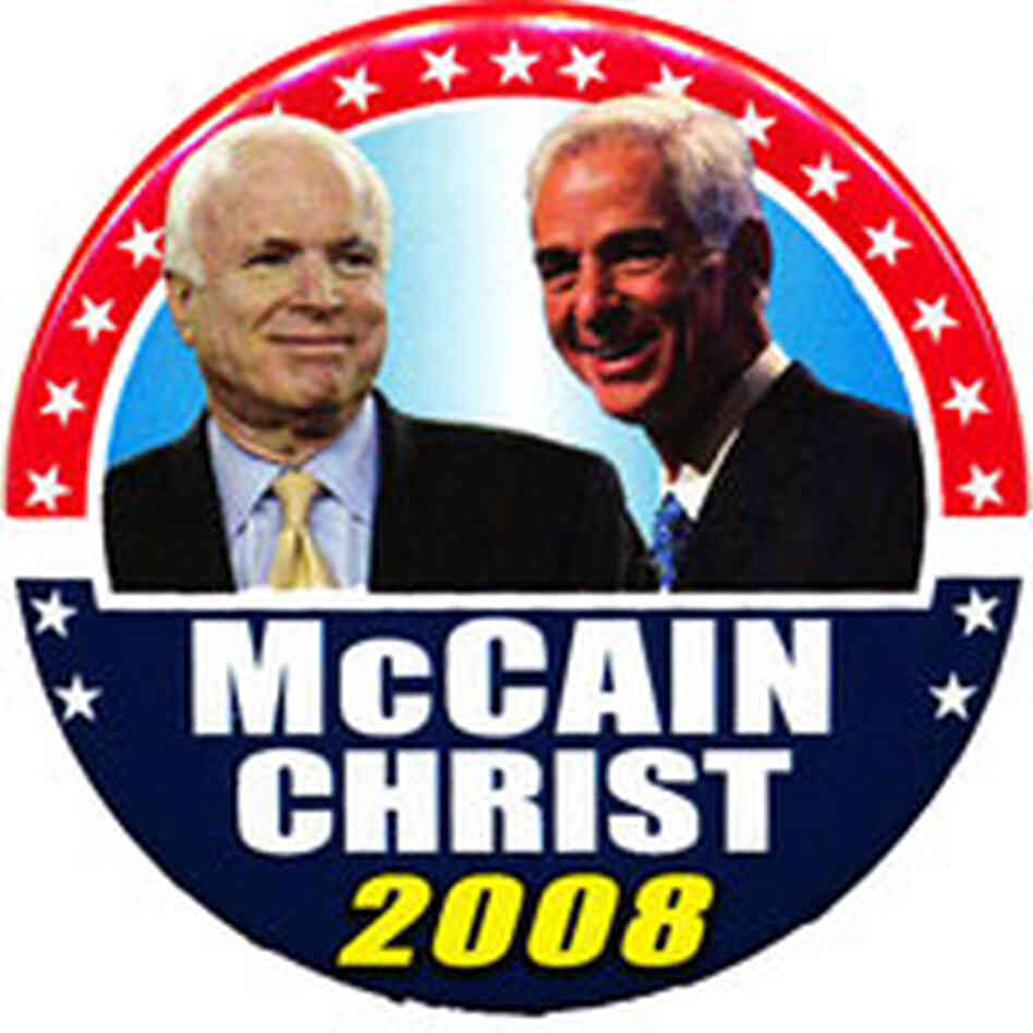 McCain Christ Button McCain Christ Button