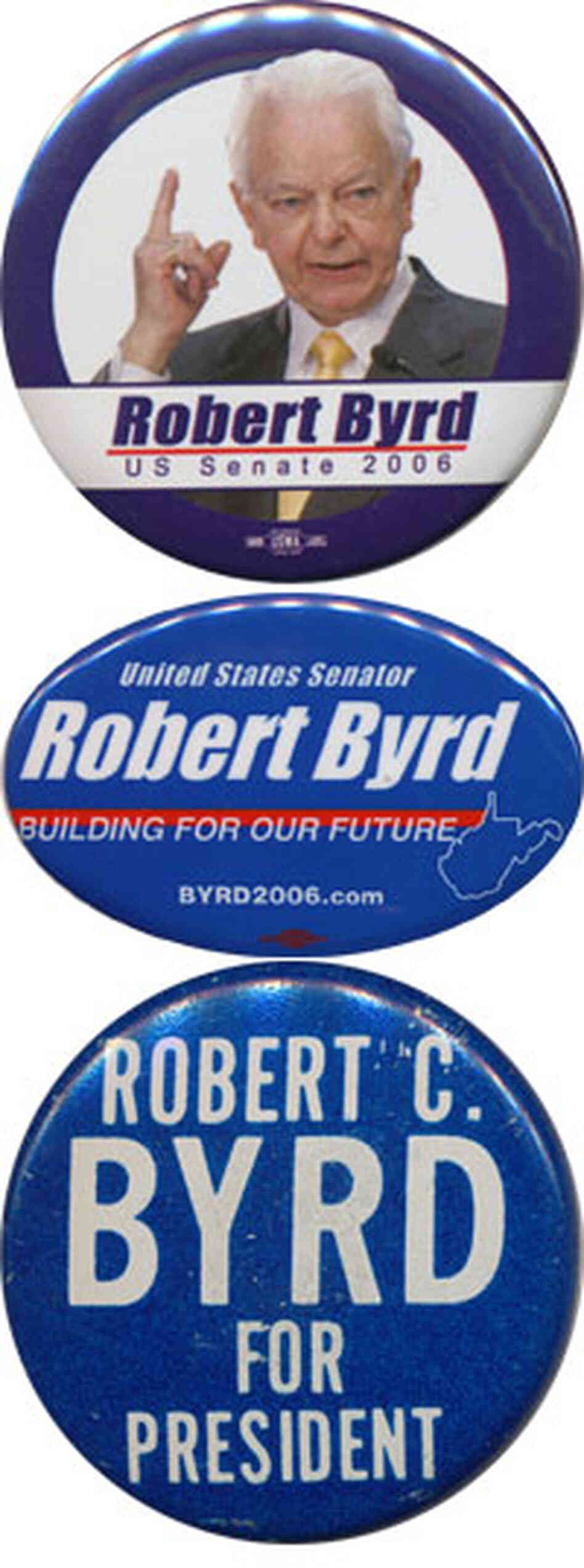 3 Byrd buttons 3 Byrd buttons