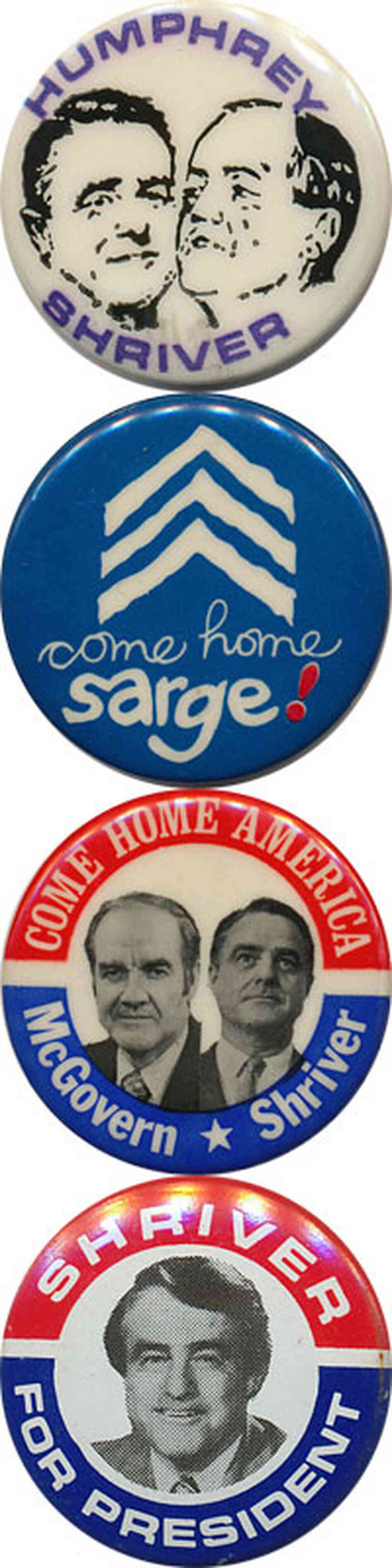 Shriver buttons Shriver buttons