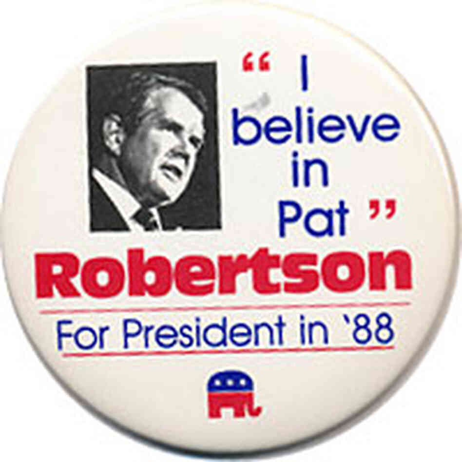 Pat Robertson button Pat Robertson button