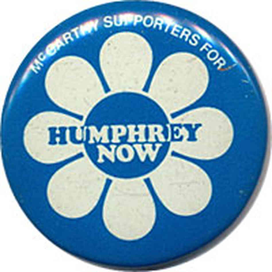 McCArthy supporters for HHH button McCArthy supporters for HHH button