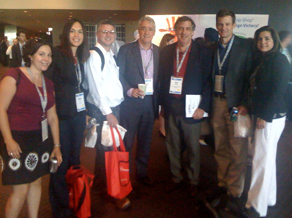 Personal Democracy Forum in NY June 2009: NPR's Davar Iran Ardalan, Steve Grove of YouTube, Joe Trip