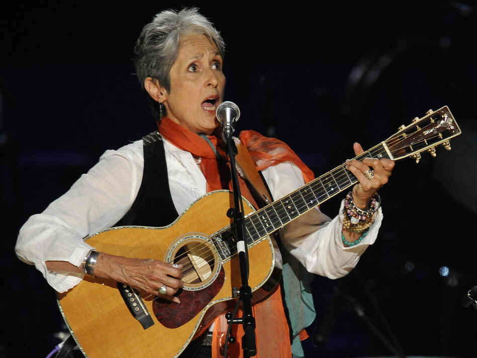 Joan Baez. Timothy Clary/AFP/Getty Images. Joan Baez. Timothy Clary/AFP/Getty Images.