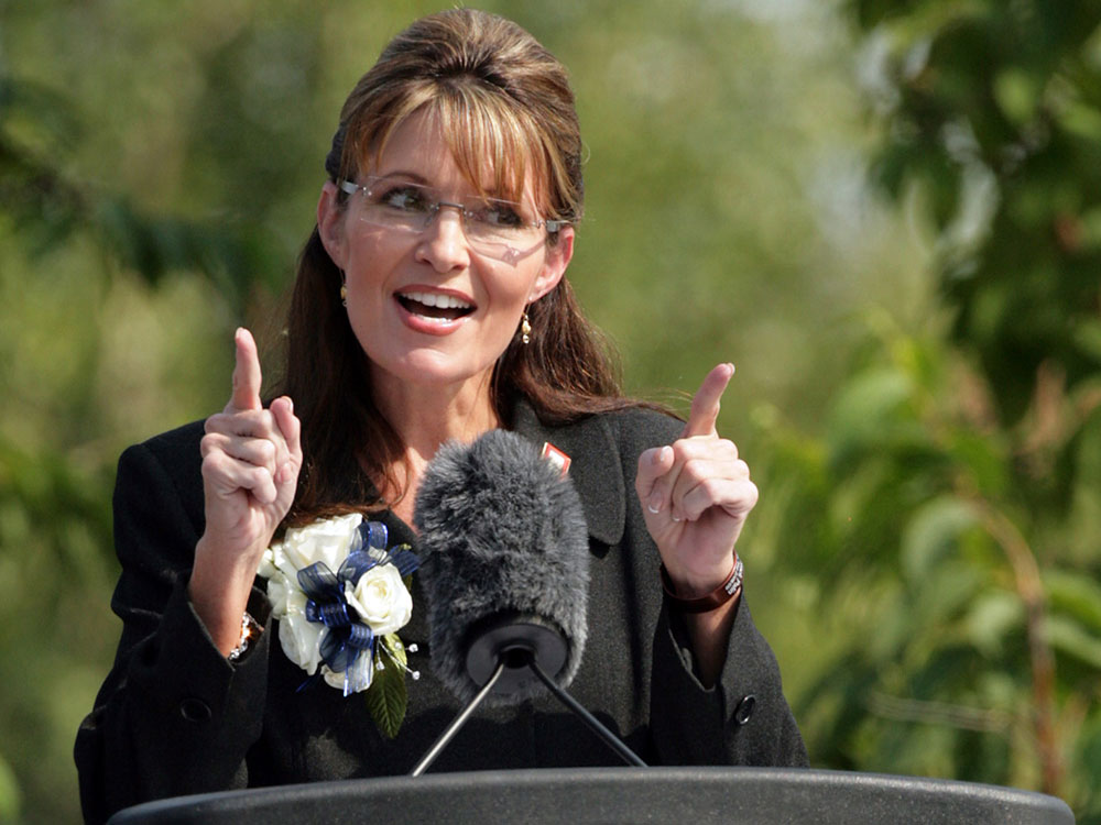 Sarah Palin. Eric Engman/Getty.