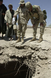 The U.S. Army investigates a complaint of civilian casualties in Afghanistan.