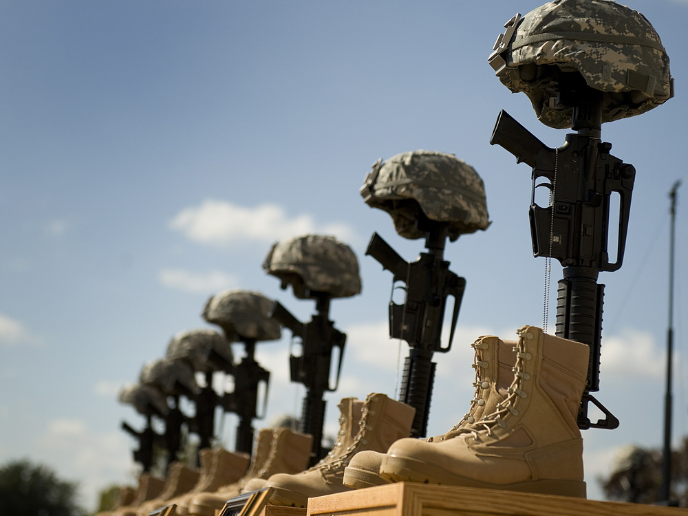 Memorial at Fort Hood.