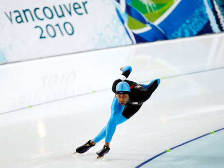 Speed skater Shani Davis.