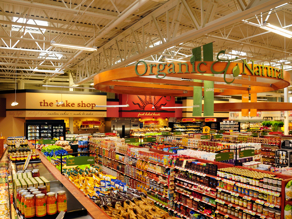 Hannaford's green store. 