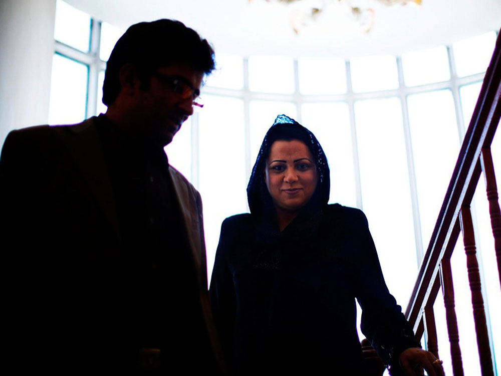 Frozan Fana is one of two women running for president. Her husband, a Cabinet minister, was killed a few years ago. She suspects political rivals were responsible. David Gilkey/NPR