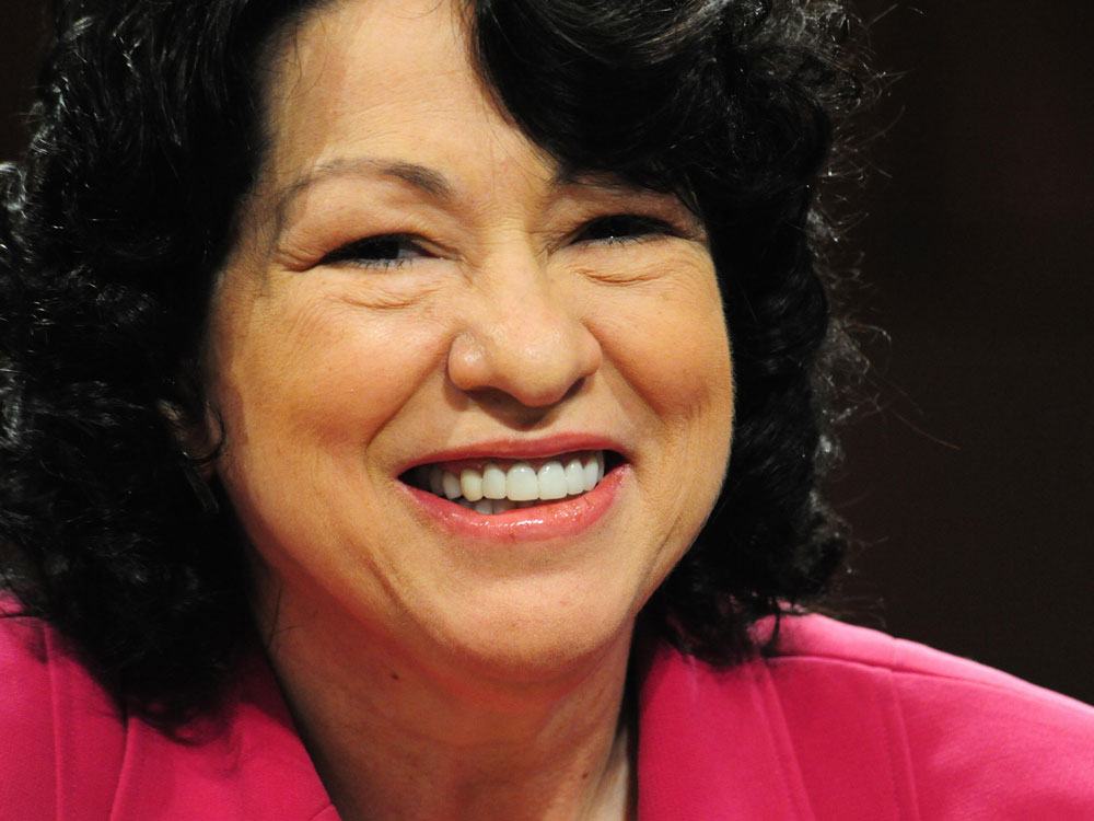 U.S. Supreme Court nominee Sonia Sotomayor answers questions on July 15, 2009 during the fourth day of confirmation hearings before the Senate Judiiciary Committee on Capitol Hill in Washington, D.C. Karen Bleier/AFP/Getty Images 