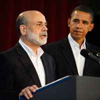 Bernanke and Obama.
