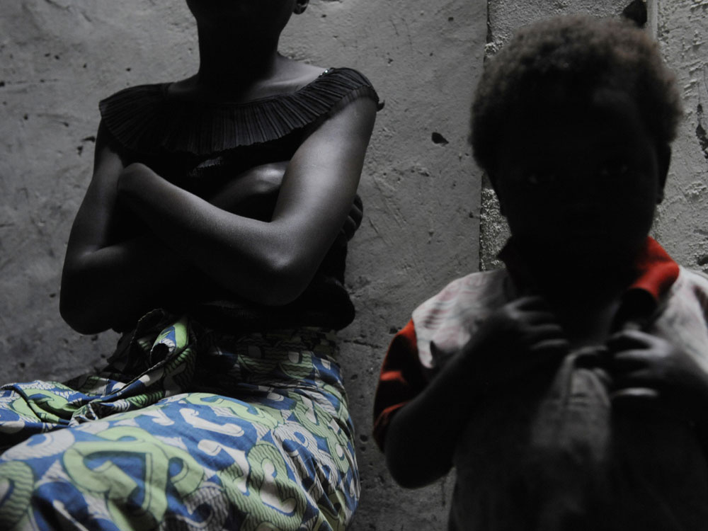 Congo rape victim.