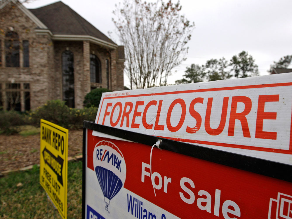foreclosed house.