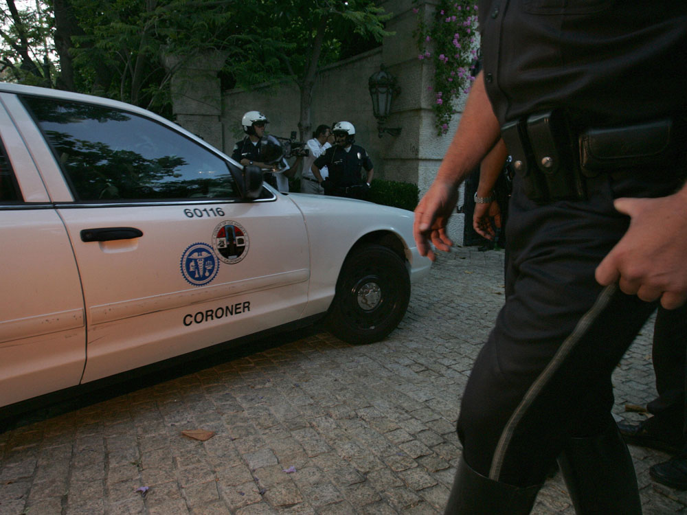 los angeles coroner car.