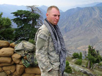 Courtesy of 10th Mountain Division. Army Sgt. 1st Class Jared Monti of Massachusetts (shown here in the mountains of Afghanistan) will be awarded the Medal of Honor posthumously for his actions on June 21, 2006, in which he gave his life trying to help another soldier.