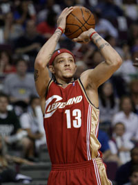 NBA star Delonte West.