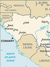 Map courtesy of CIA World Factbook.