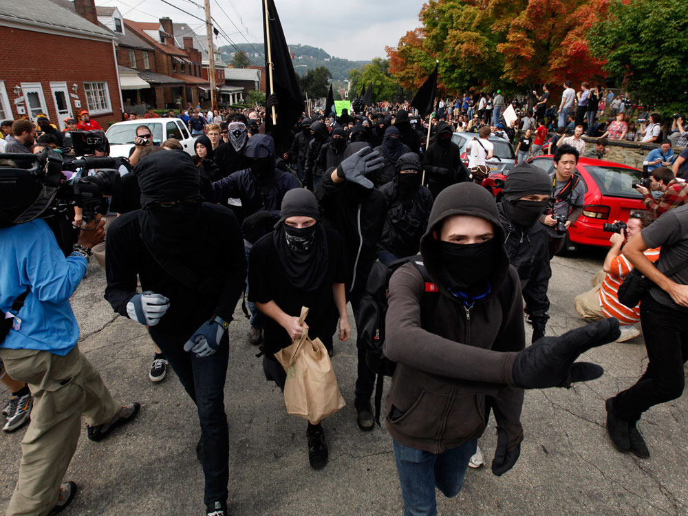 G-20 protesters in Pittsburgh.