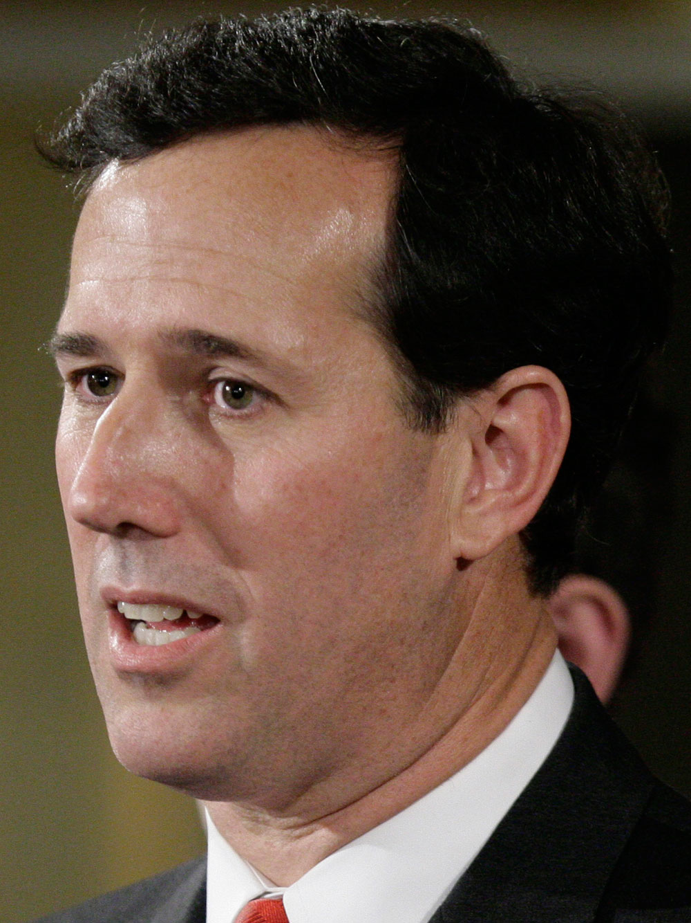 U.S. Sen. Rick Santorum, R-Pa., appears before supporters in Pittsburgh to concede to Democrat Bob Casey, Tuesday, Nov. 7, 2006. (AP Photo/Gene J. Puskar)