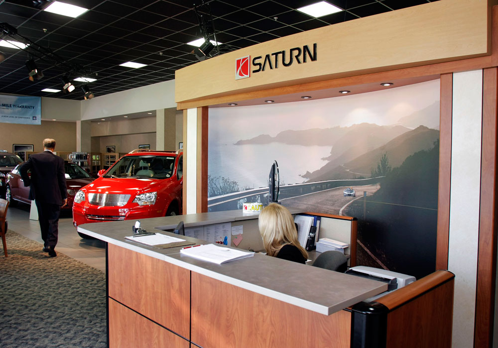 Saturn dealership.