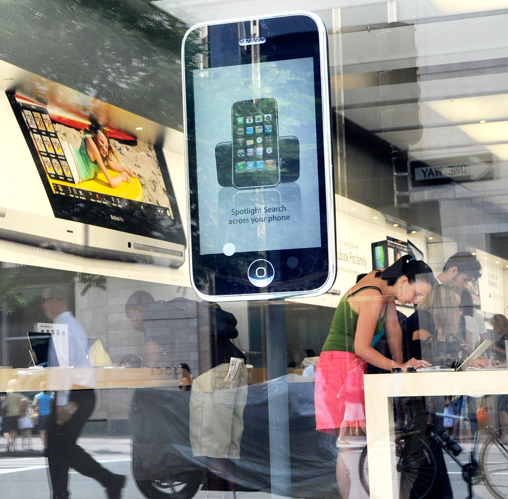 Apple Store in Boston.