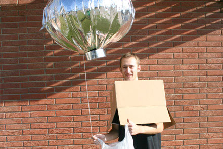 Balloon Boy costume.