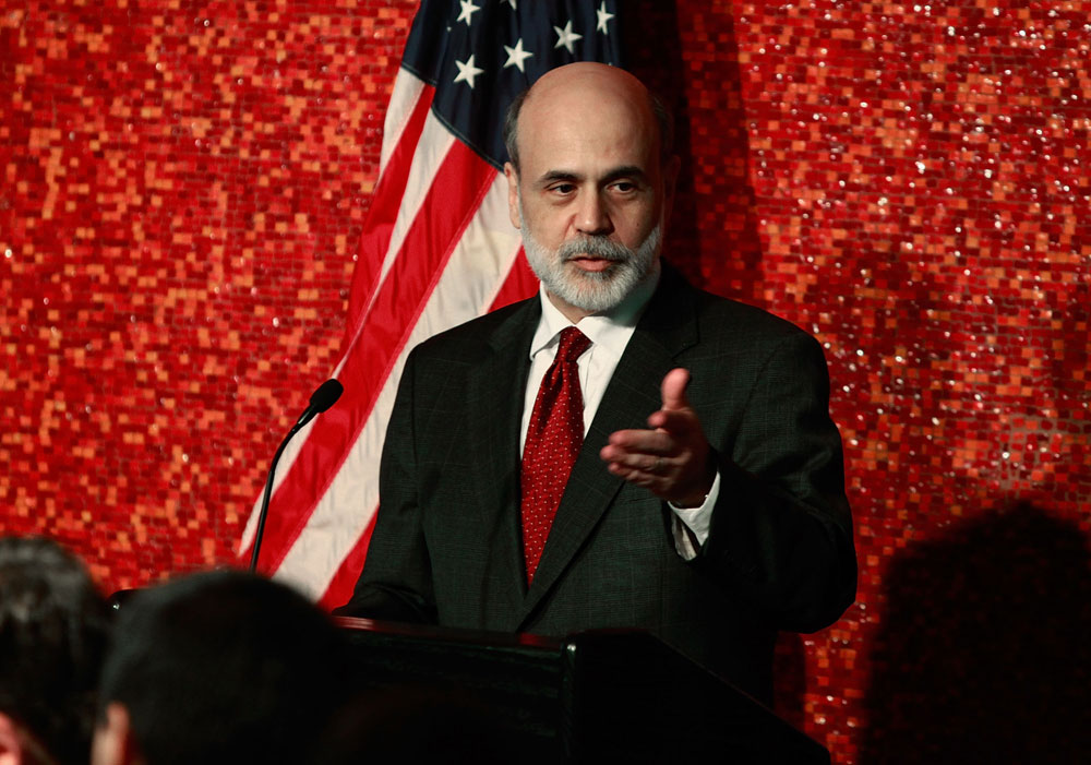 Fed Chair Ben Bernanke.