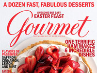 Gourmet magazine.