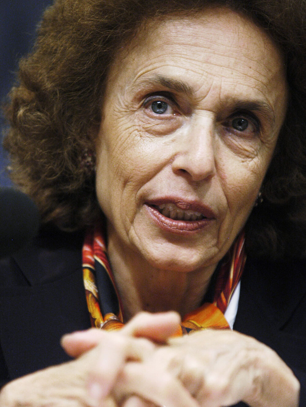 Haleh Esfandiari, director of the Middle East program at the Woodrow Wilson Center, speaks during a 
