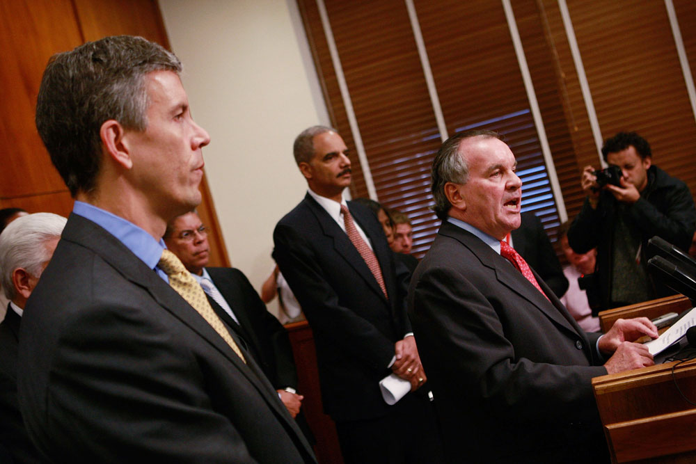 Eric Holder, Arne Duncan and Richard Daley.