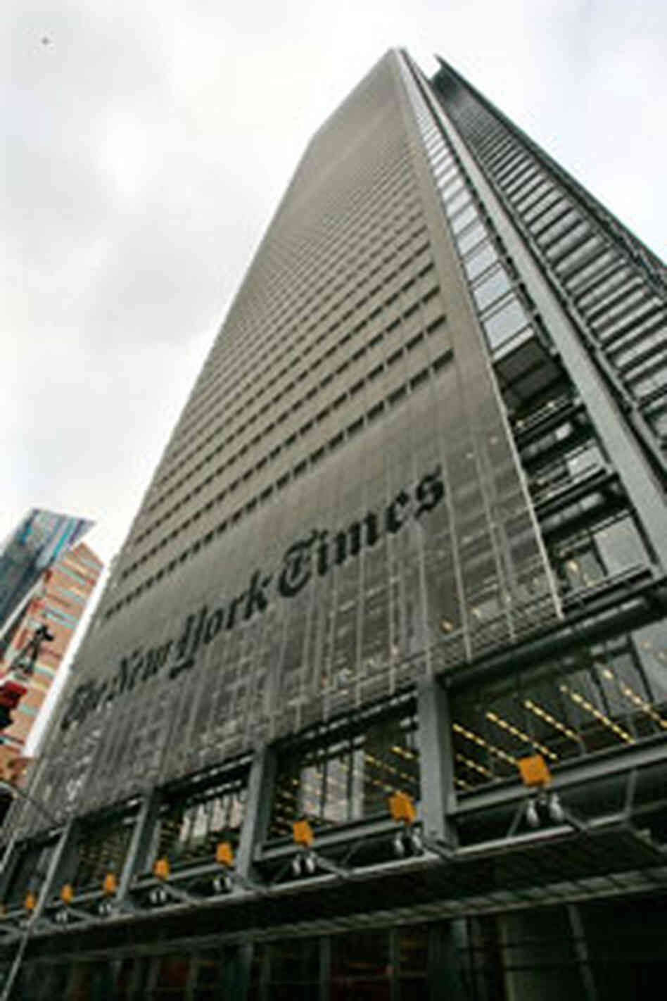 New York Times building. New York Times building.