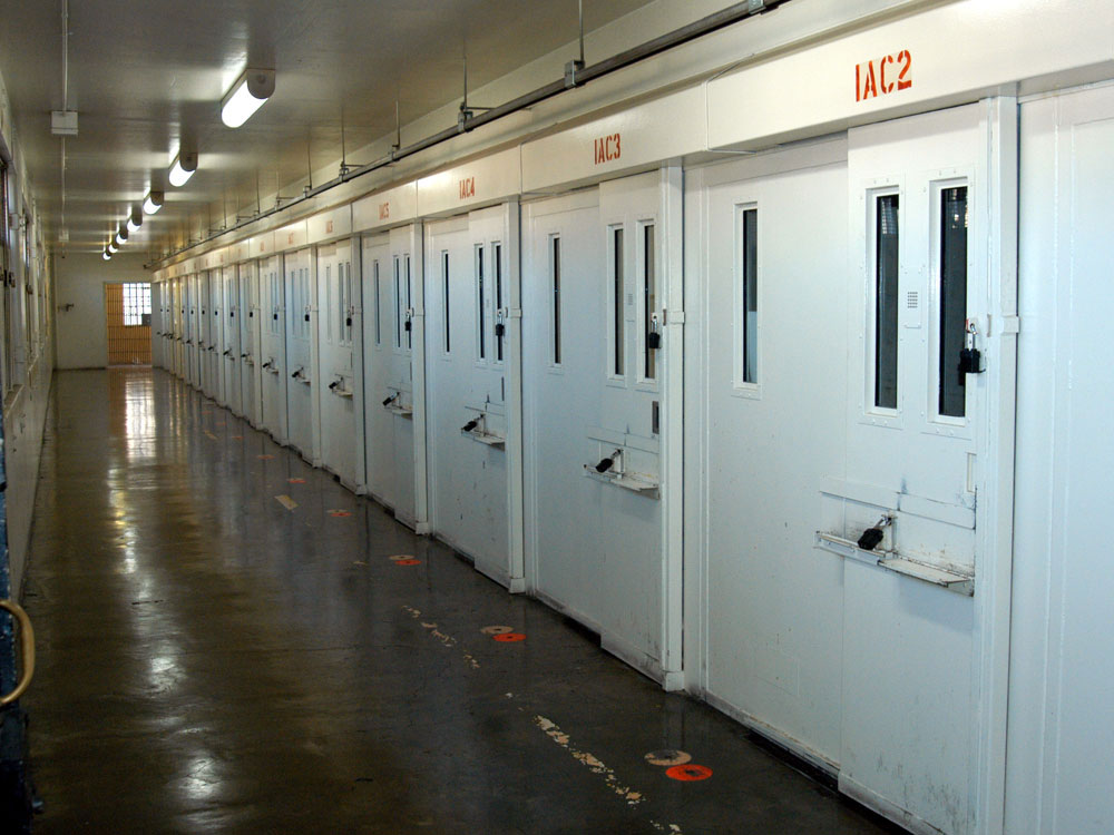 San Quentin's housing for the condemned. http://www.cdcr.ca.gov/News/DeathRow/#download