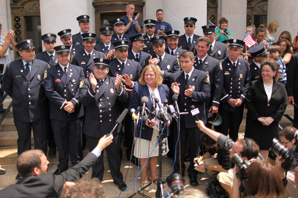 New Haven firefighters.