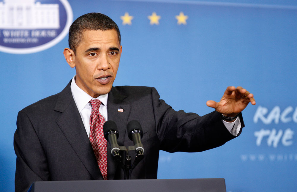President Obama in Madison, Wisc.