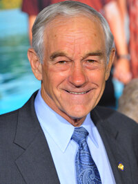 Rep. Ron Paul arrives at the Los Angeles premiere of 'Couples Retreat' on Oct. 5, 2009 in Westwood, California. (Photo by Jason Merritt/Getty Images)