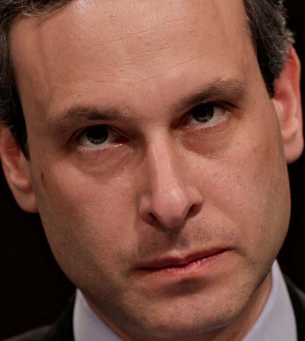 Internal Revenue Service Commissioner Douglas Shulman testifies before the Senate Permanent Subcommittee on Investigations as it examines how offshore banks may be helping U.S. clients evade taxes through secret accounts, particularly Zurich-based USB, on Capitol Hill in Washington, Wednesday, March 4, 2009. (AP Photo/J. Scott Applewhite)