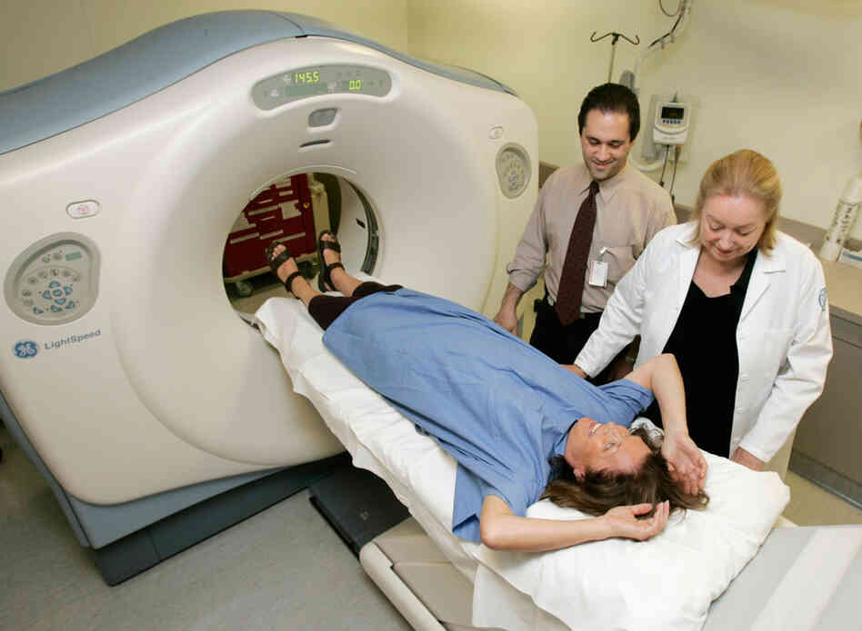 CT scan.
