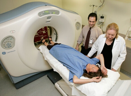 CT scan.