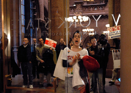 New York gay marriage bill defeated.