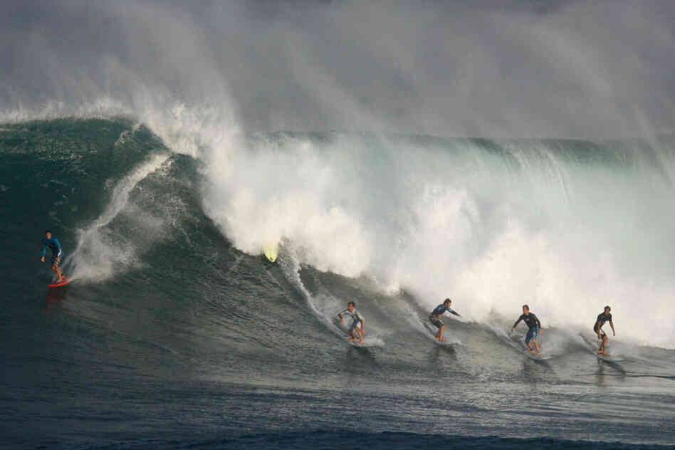 Monster Hawaii waves.