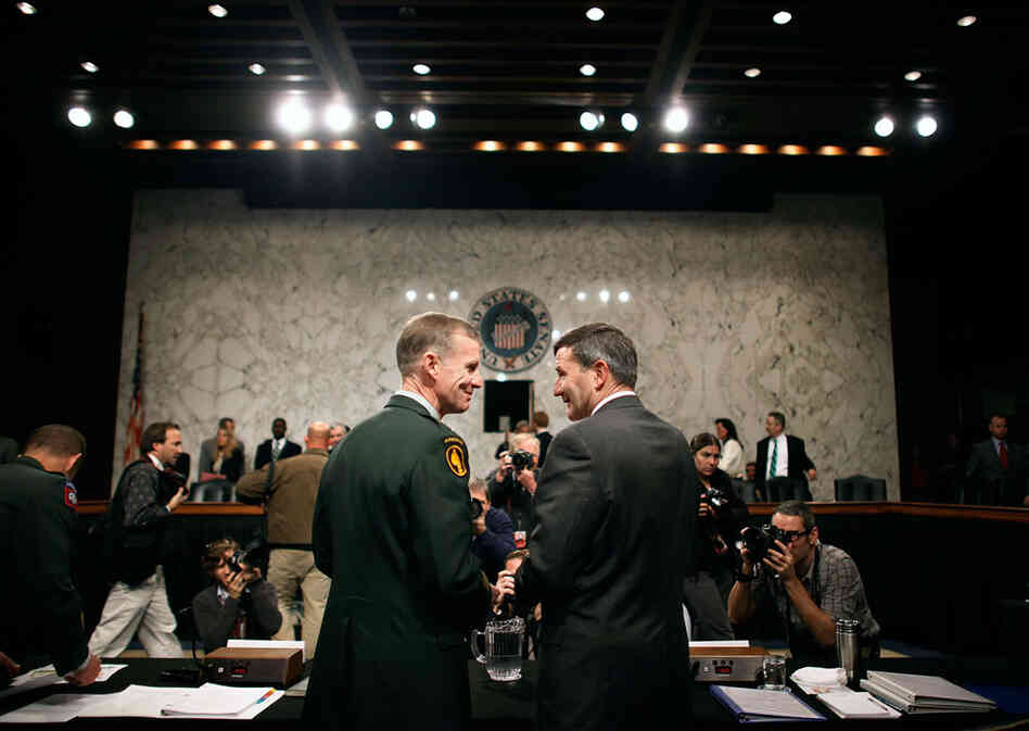 Gen. Stanley McChrystal and Amb. Karl Eikenberry. Gen. Stanley McChrystal and Amb. Karl Eikenberry.