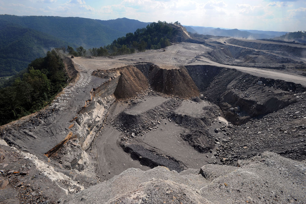 Mountaintop mining.