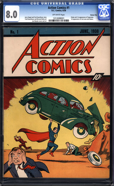 In this image released by Comic Connect Corp., a the June 1938 cover of