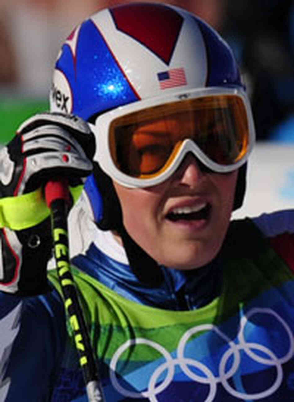 Lindsey Vonn complained that her right shin was still very painful as she tried to win her second se Lindsey Vonn complained that her right shin was still very painful as she tried to win her second se