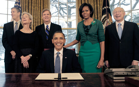 Michelle Obama targets childhood obesity.