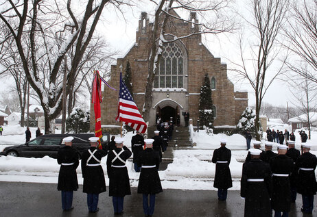Rep. John Murtha was remembered and laid to rest in Pennsylvnia on Tuesday.